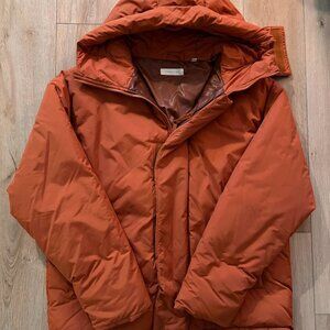 ORANGE URBAN OUTFITTERS PUFFER JACKET